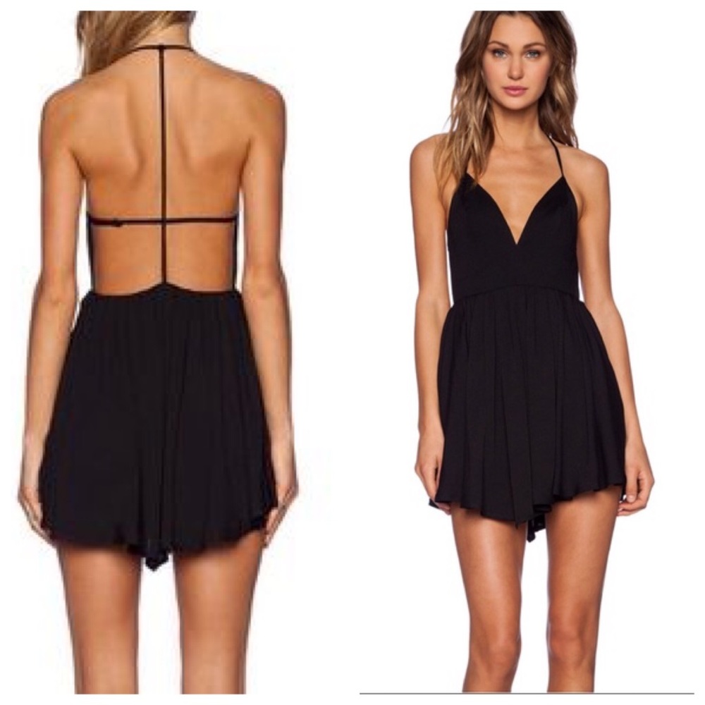NBD Mini Dress Backless Fit n Flare New!